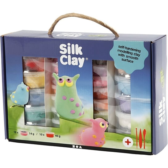 Masa Silk Clay, zestaw 10x40g i 18x14g Creativ Company
