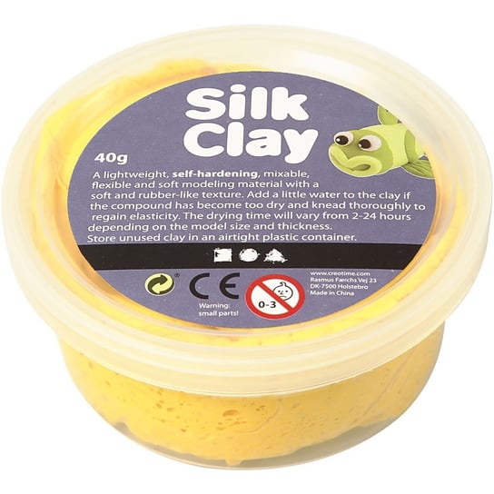 Masa Silk Clay, żółta, 40 g Creativ Company