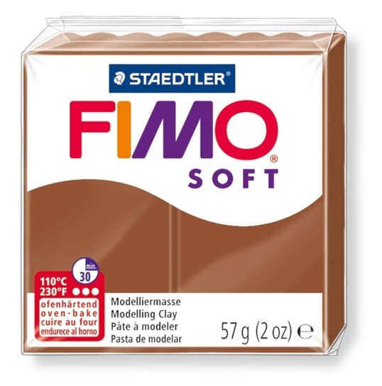 Masa termoutwardzalna, modelina, brązowa Staedtler