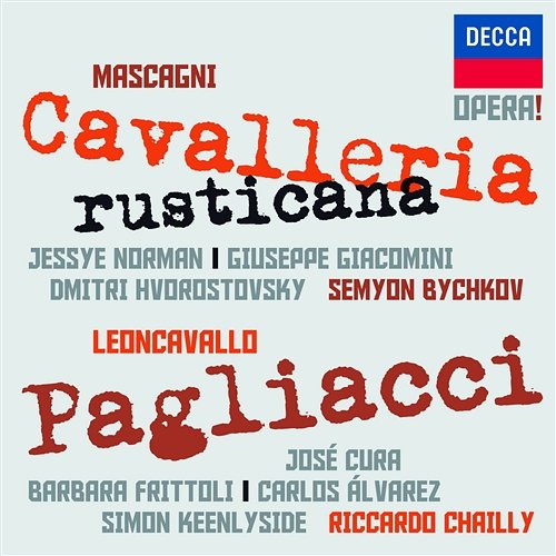 Mascagni: Cavalleria rusticana - "Tu qui, Santuzza?" (Duetto) - "Fior la giaggolo" Giuseppe Giacomini, Jessye Norman, Orchestre De Paris, Semyon Bychkov