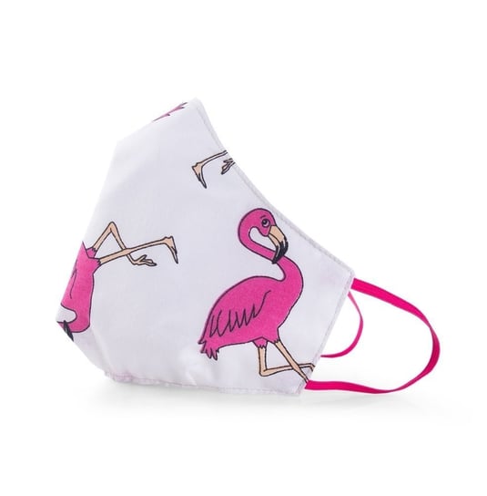 Maseczka ochronna dla dzieci QART Kids - Flamingi - flaming Qart