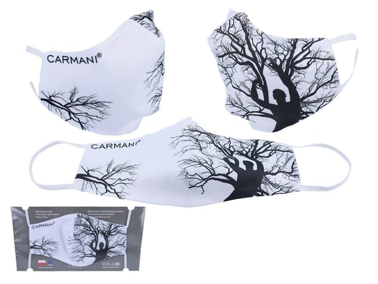 Maseczka ochronna - Mężczyzna i drzewo II (CARMANI)/CARMANI Carmani