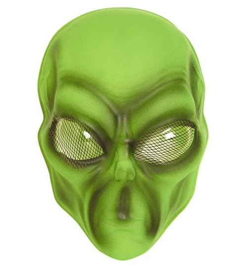 Maska Alien, zielona, rozmiar uniwersalny Widmann