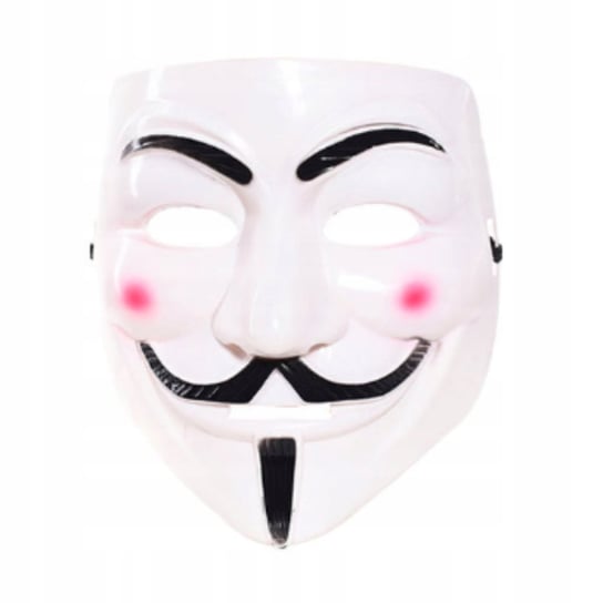 Maska Anonymous Vendetta - Biała Maska Przebranie JAMKO