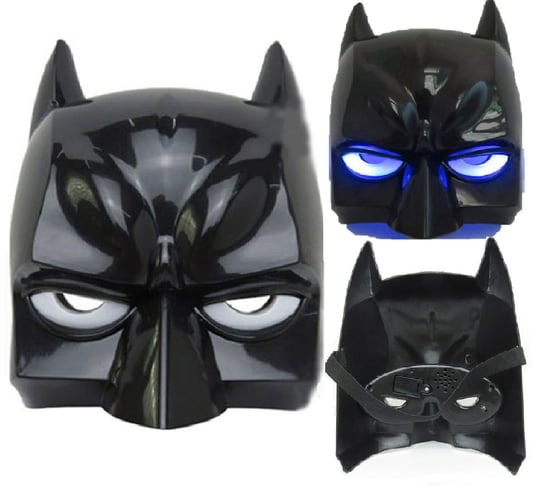 Maska Batman Świecąca Led Superbohater, Hopki Hopki