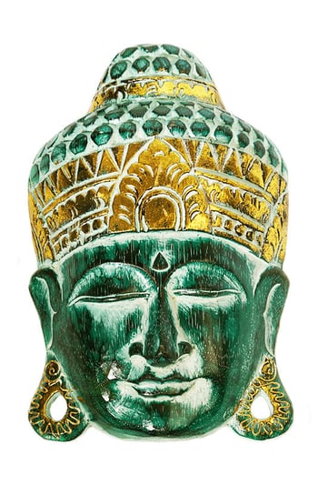 Maska Budda Drewniana Rzeźba 30Cm Indonezja Jakarta