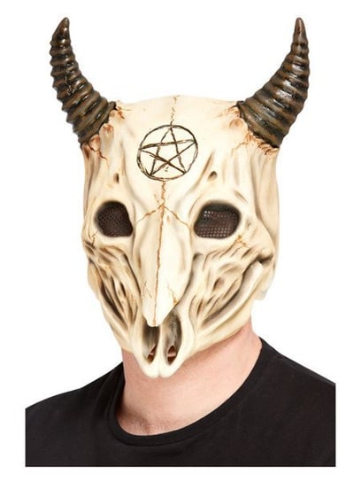 Maska Czaszki Z Rogami I Pentagramem Smiffys