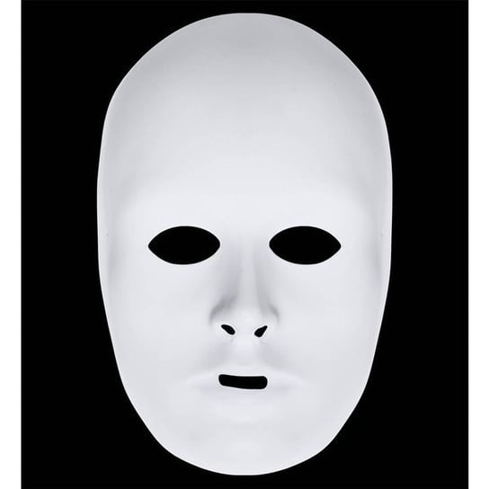 Maska do malowania, biała Widmann