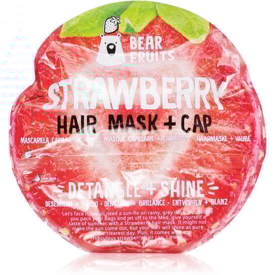 Maska do włosów dla kobiet Strawberry Hair Mask + Cap Marki Bear Fruits Sklep