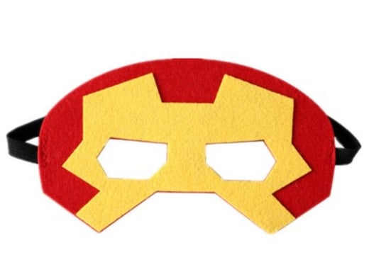 Maska Filcowa Iron Man Superbohater Strój Przebranie Kostium Urodziny Hopki