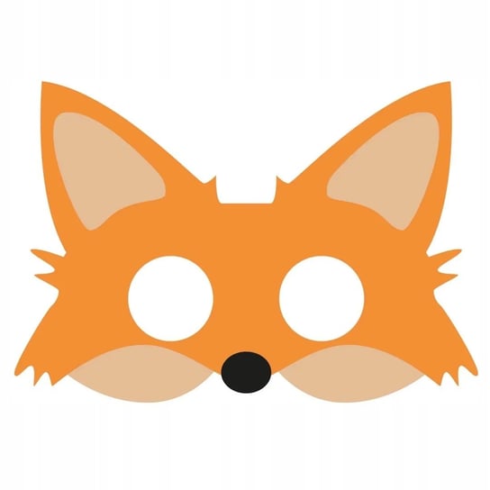 Maska Filcowa Lisek Strój Zwierzęta Leśne Las Fox PartyPal