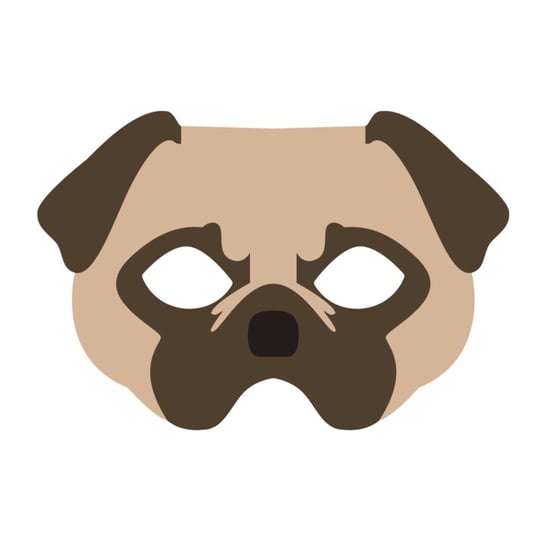 Maska filcowa Pies - przebranie dla dzieci PartyPal