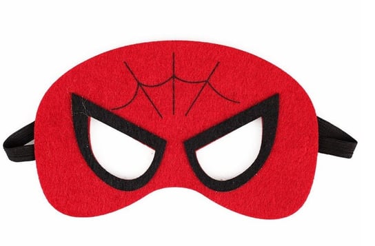 Maska Filcowa Spiderman Pająk Superbohater Strój Przebranie Kostium Urodziny Hopki