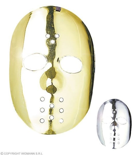 Maska hokeisty, złota, rozmiar uniwersalny Winmann