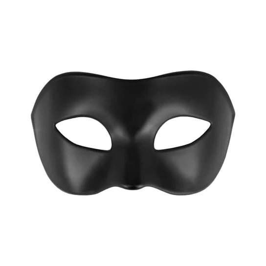 Maska karnawałowa na oczy czarna matowa wenecka Inna marka