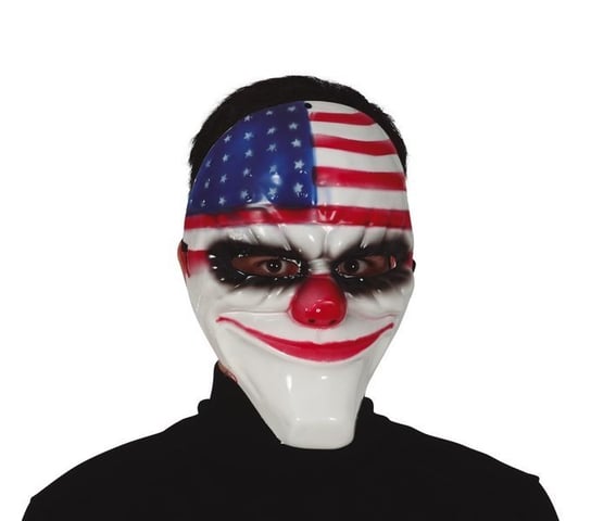 Maska klauna USA Guirca