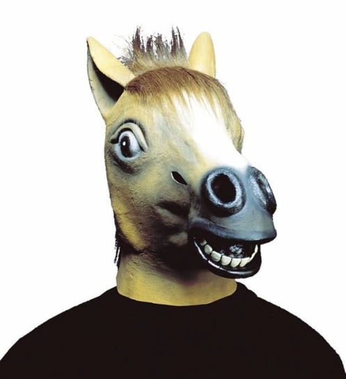 Maska konia, brązowa, rozmiar uniwersalny Inna marka