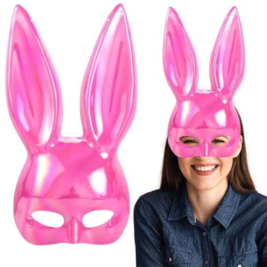 Maska Króliczek Playboya Różowa Maska Karnawałowa Półmaska Królik Zając Inna marka