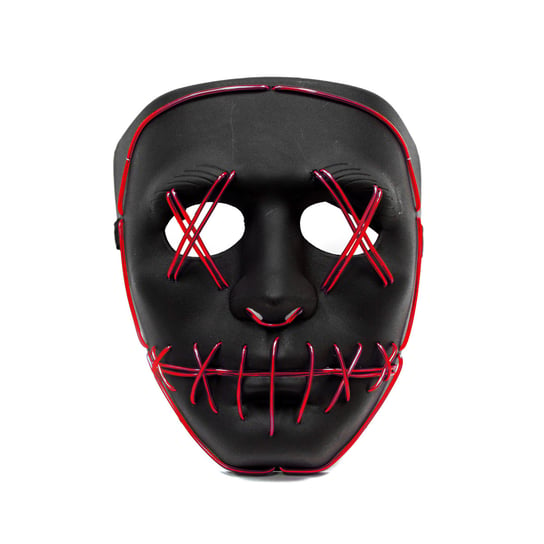 Maska Led Halloween, Czerwona Bestomi