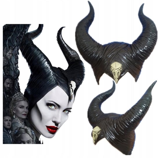 Maska Maleficent Czarownica Diabolina Rogi Inny producent