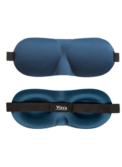 Maska opaska na oczy do samolotu Waya 3D Comfort - blue Waya
