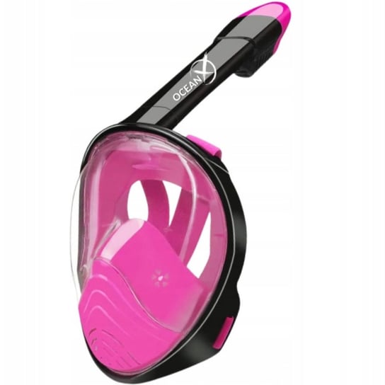 Maska Pełnotwarzowa Do Nurkowania Snorkelingu Dla Dzieci z Rurką XS OceanX Inna marka
