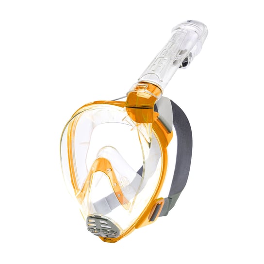 Maska pełnotwarzowa do snorkelingu dziecięca Cressi Baron pomarańczowa XDT0360085 XS-S CRESSI