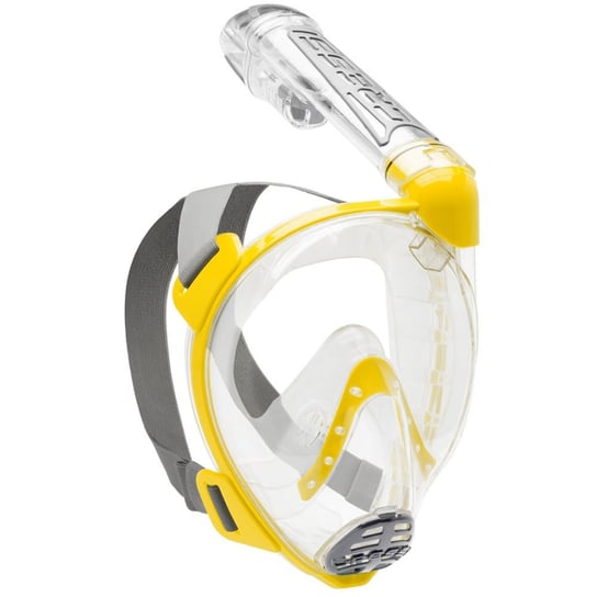 Maska pełnotwarzowa snorkeling DUKE CRESSI clear yellow - M/L CRESSI