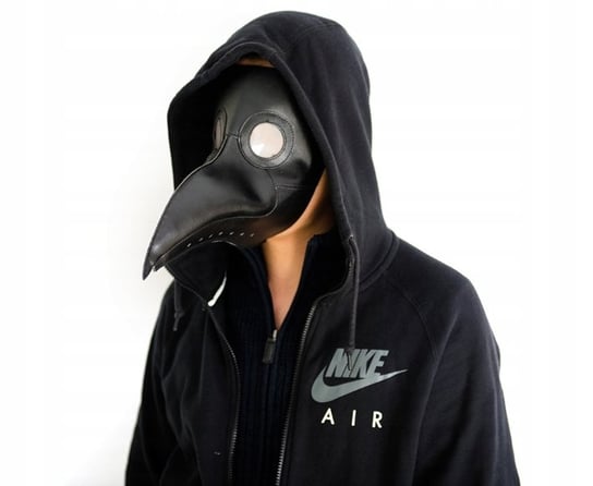 Maska Plague Doctor Dżuma Ptak Black Mask Zaraza Inna marka