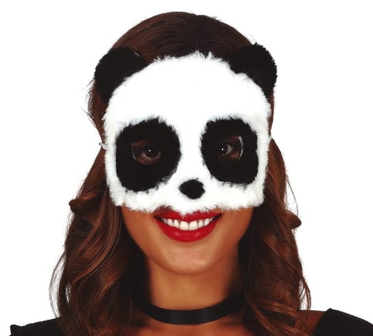 Maska pluszowa, miś panda, rozmiar uniwersalny Guirca