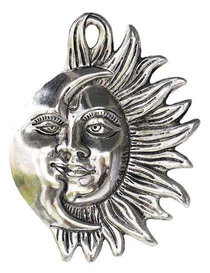Maska Słońce Księżyc Aluminium Metal Indie Jakarta