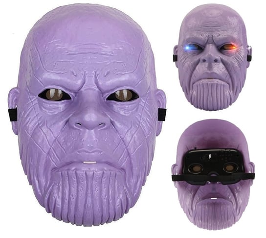 Maska Thanos Świecąca Led Superbohater,Hopki Hopki