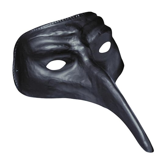 Maska wenecka Czarny Kruk, rozmiar uniwersalny Winmann