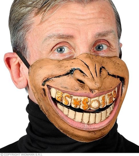 Maska Złote Zęby Rapera Widmann