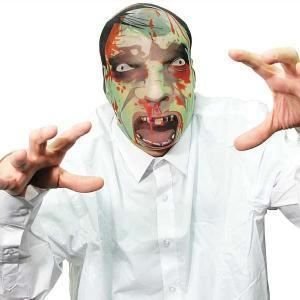 Maska zombie - Zielona - Mieszana - Dziecko - Kostium - Od 18 lat - Wewnątrz Inna marka