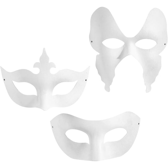 Maski na oczy 3 wzory, 12 sztuk Creativ Company