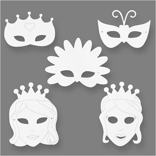Maski papierowe, Baśniowe, 16 sztuk Creativ Company