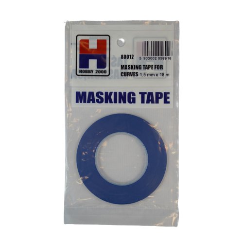 Masking Tape For Curves 1,5Mm X 18M Hobby 2000 80012 Hobby 2000