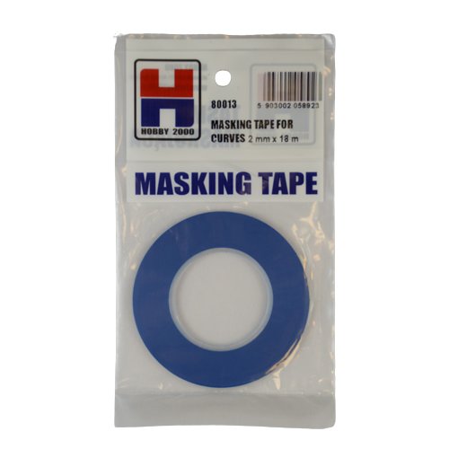 Masking Tape For Curves 2Mm X 18M Hobby 2000 80013 Hobby 2000