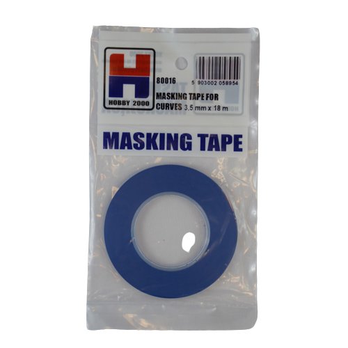 Masking Tape For Curves 3,5Mm X 18M Hobby 2000 80016 Hobby 2000