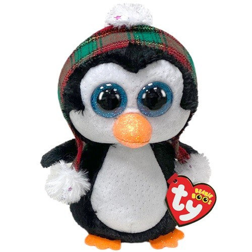 Maskotka Beanie Boos Pingwin świąteczny Cheer 15 cm Meteor