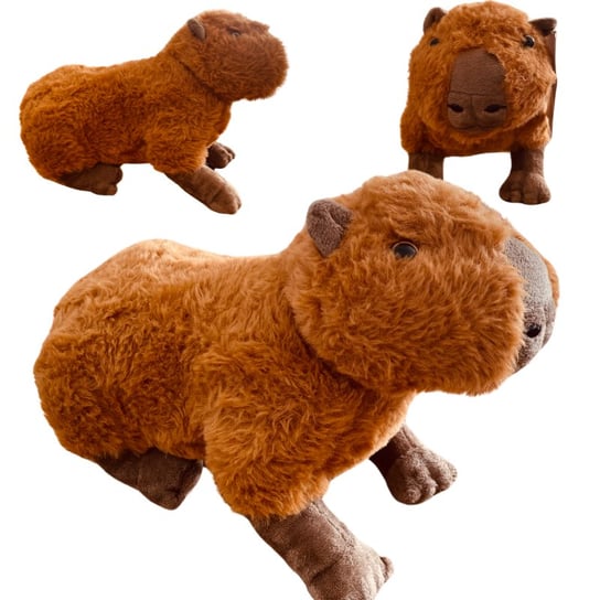 Maskotka Kapibara Pluszak Zabawka Bóbr Miękka Pluszowa Przytulanka 30 Cm BEST TOYS