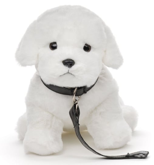 Maskotka Piesek Maltańczyk ze smyczą Eco Friendly Uni-Toys