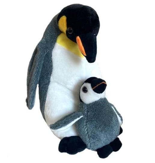 Maskotka Pingwin z dzieckiem, 25 cm Beppe