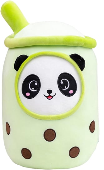 Maskotka Pluszak Poduszka 70 Cm Duża Pluszowa Panda Bubble Tea Kawaii Green Inna marka