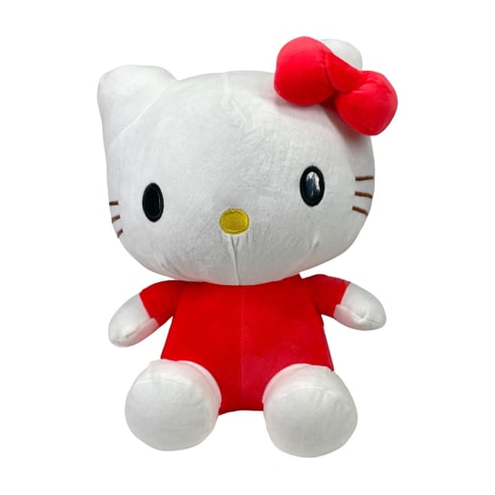 Maskotka Pluszowa Hello Kitty Czerwone Ubranko Kokardka 45x30x20 Inna marka
