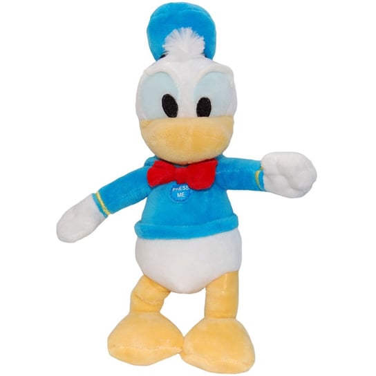 Maskotka Pluszowa Kaczor Donald 26 Cm Wydaje Dźwięki Dla Dzieci W Wieku 1+ Zabawka Licencyjna Interaktywna Sambro