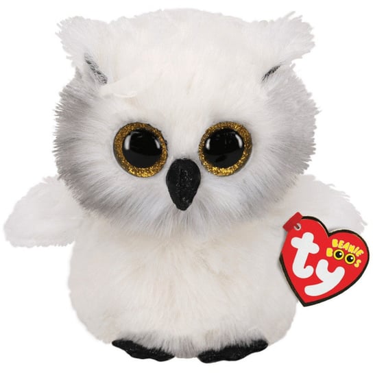 Maskotka TY Beanie Boos - Sowa Austin 24 cm Biała TY Beanie Boos