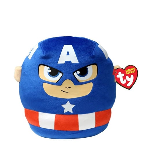 Maskotka Ty Squishy Beanies Marvel Captain America 22cm Ty