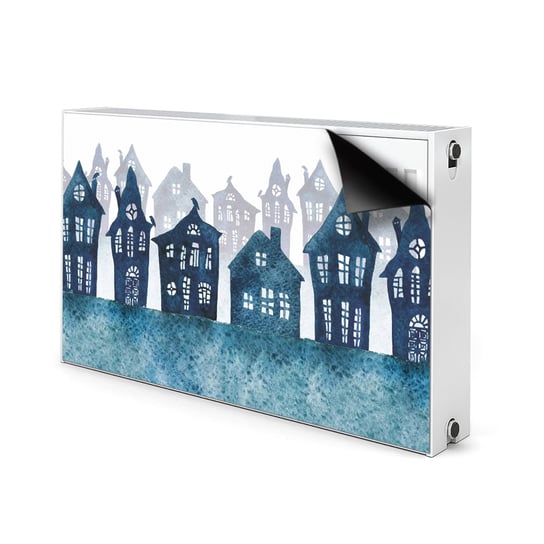 Maskownica magnes na grzejnik Miasto nocą 100x60, Bluedecor Bluedecor